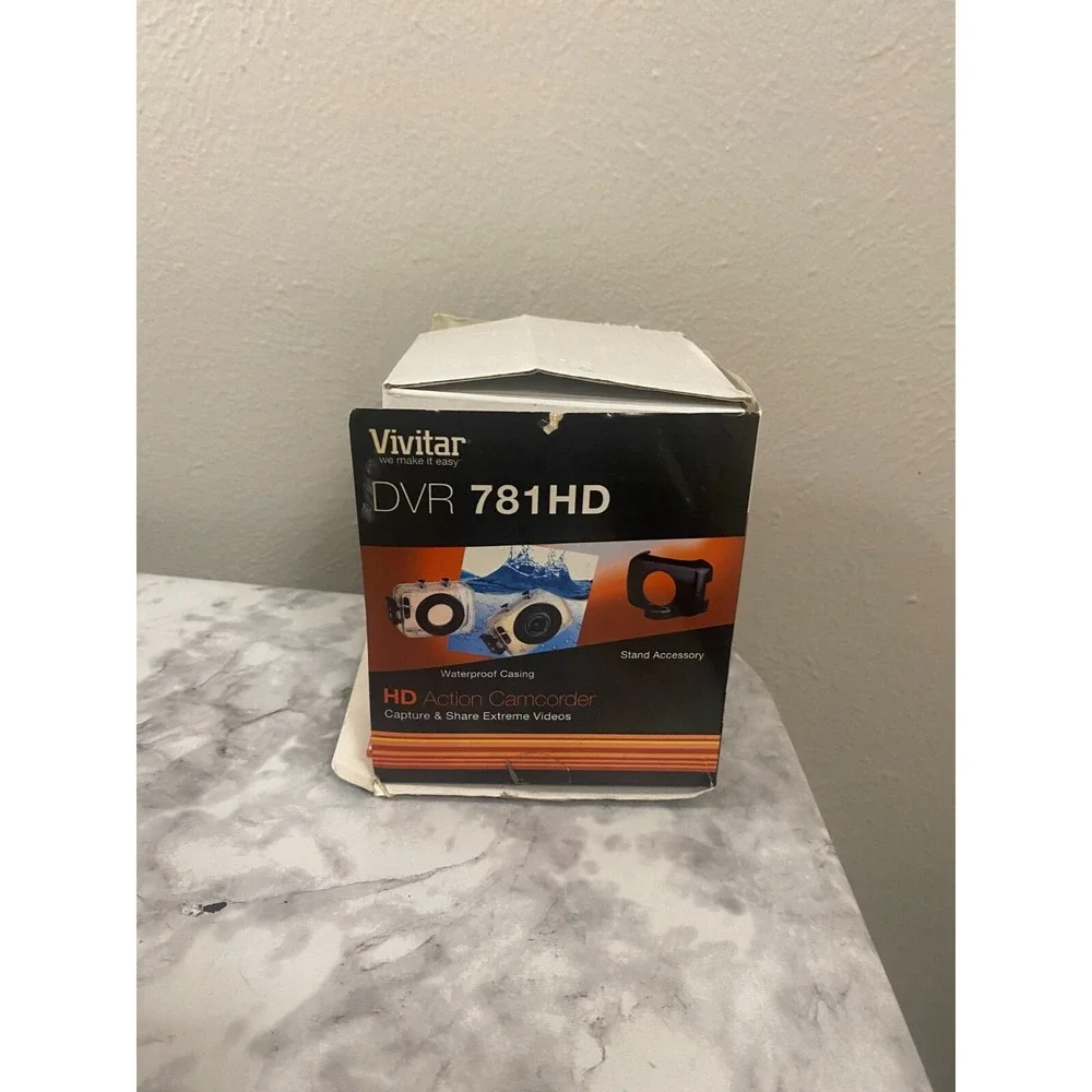 Vivitar HD Action Camera  / Camcorder DVR 781HD - Brand New - Damaged Box